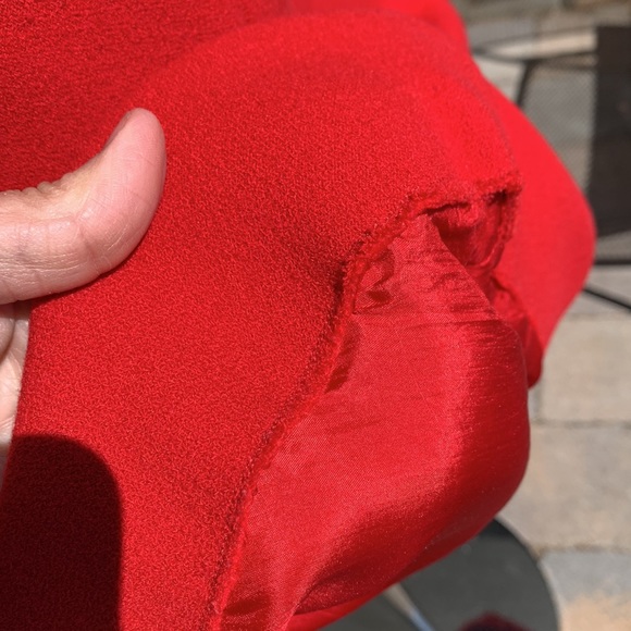 Vintage Pauline Trigere Dress - Wool Crepe - Picture 13 of 16